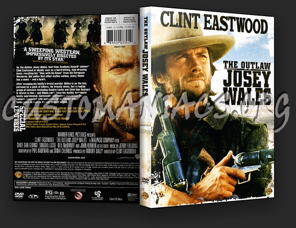 The Outlaw Josey Wales dvd cover