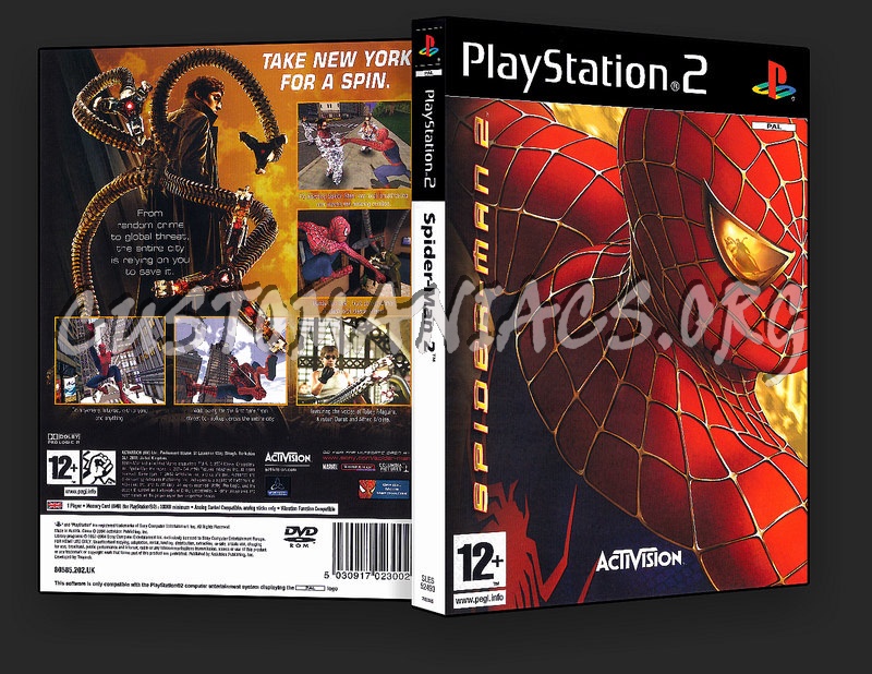 Spider-Man 2 dvd cover
