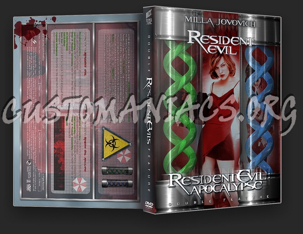 Resident Evils Blue version Skally dvd cover