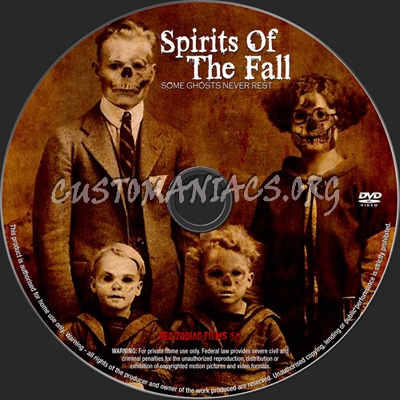 Spirits of the fall dvd label