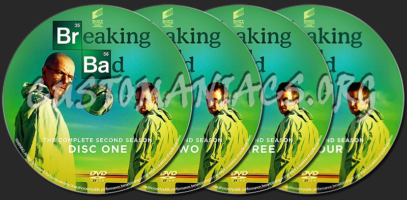 Breaking Bad - Season 2 dvd label