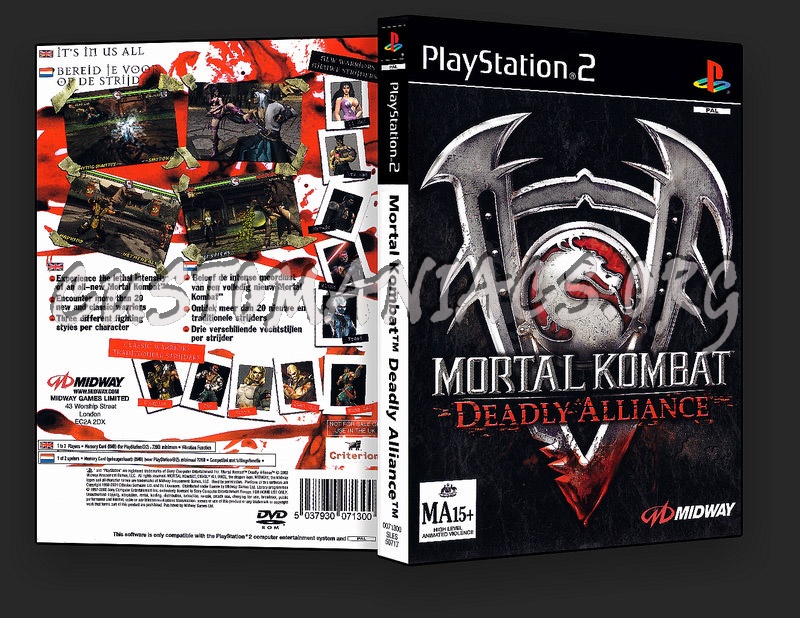 Mortal Kombat Deadly Alliance dvd cover