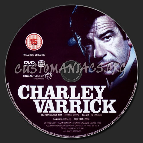 Charley Varrick dvd label