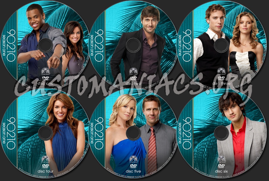 90210 - TV Collection - Season 1 dvd label