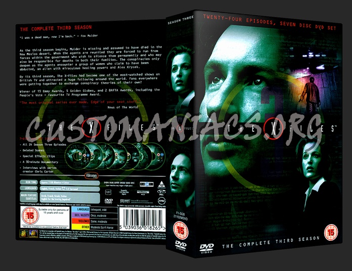 The X-Files dvd cover