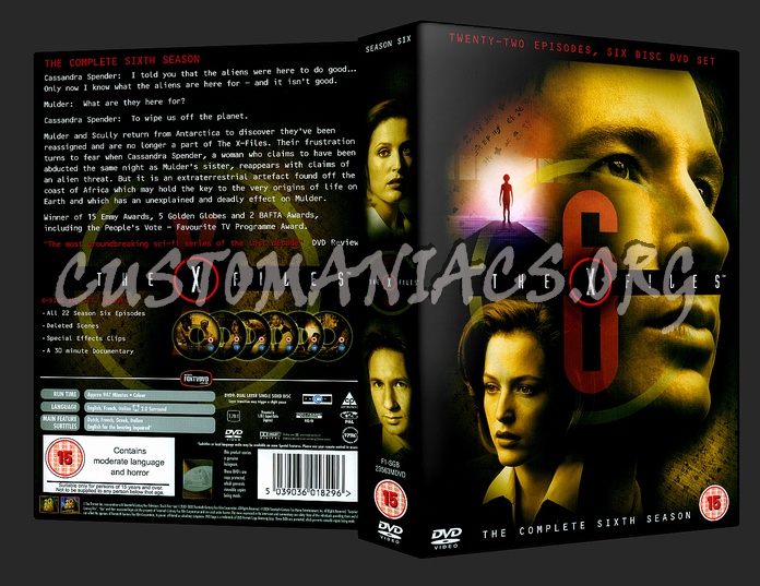 The X-Files dvd cover