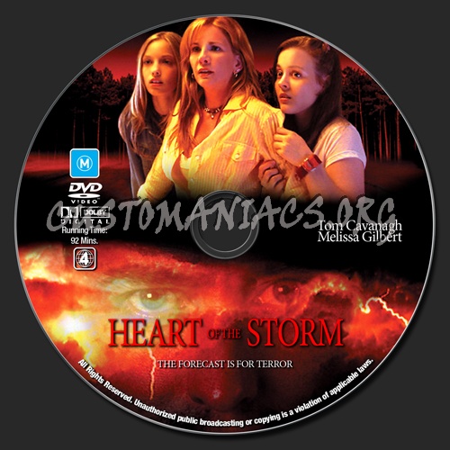 Heart Of The Storm dvd label