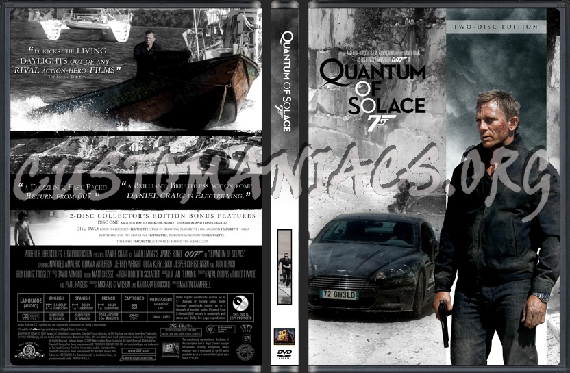 Quantum of Solace dvd cover