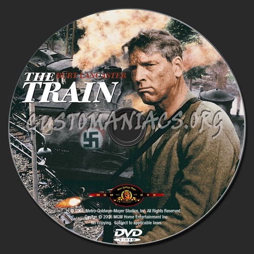 The Train dvd label