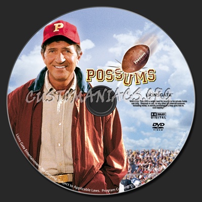 Possums dvd label