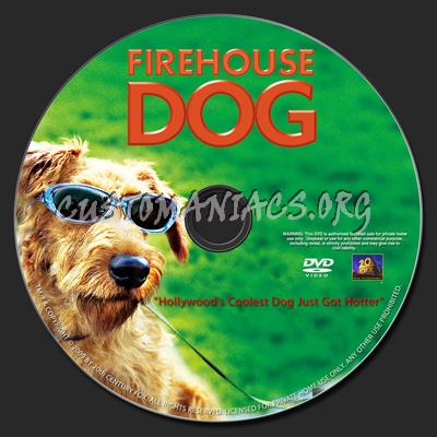 Firehouse Dog dvd label