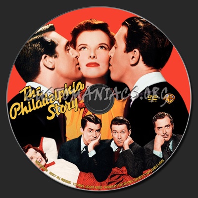 The Philadelphia Story dvd label