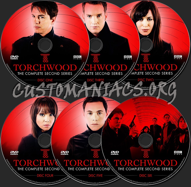 Torchwood - The Complete Second Series dvd label