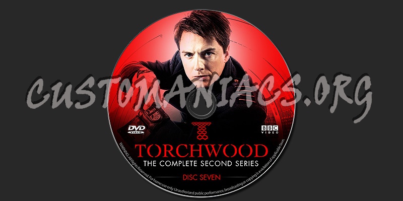 Torchwood - The Complete Second Series dvd label