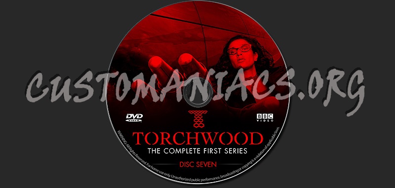 Torchwood - The Complete First Series dvd label