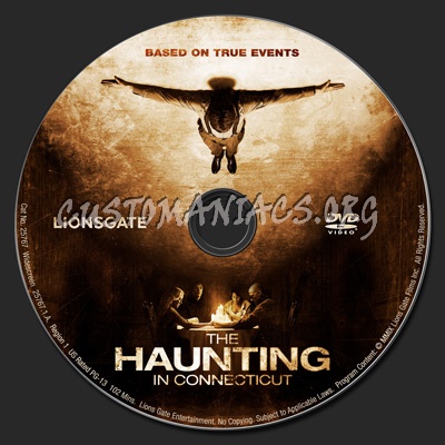 The Haunting In Connecticut dvd label