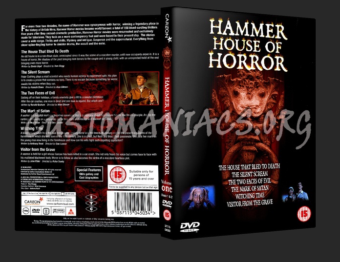 Hammer House of Horror Volume 1 dvd cover