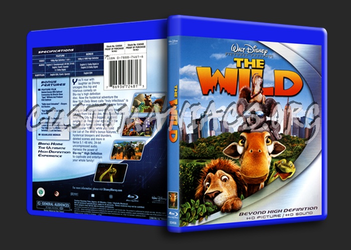 The Wild blu-ray cover