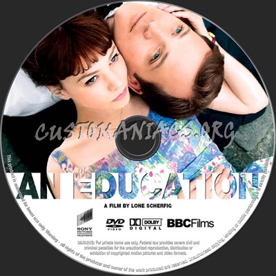 An Education dvd label