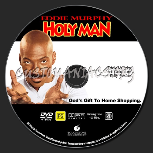 Eddie Murphy Collection - Holy Man dvd label