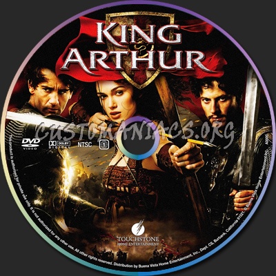 King Arthur dvd label