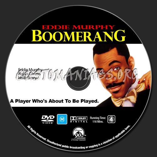 Eddie Murphy Collection - Boomerang dvd label