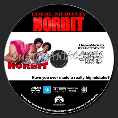 Eddie Murphy Collection - Norbit dvd label