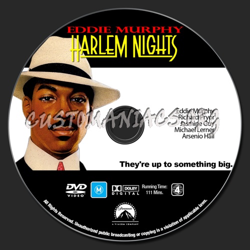 Eddie Murphy Collection - Harlem Nights dvd label