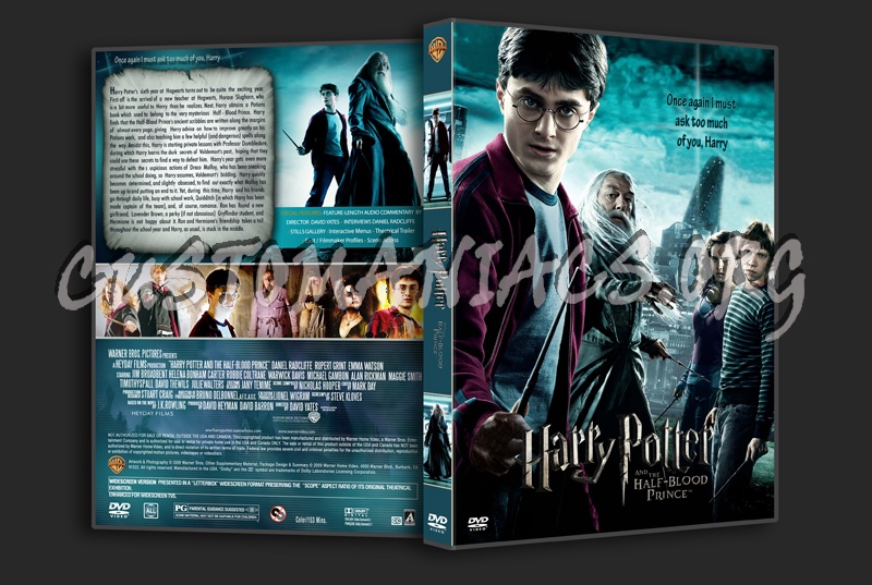 Harry Potter and the Half-Blood Prince dvd cover