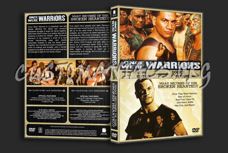 Once Were Warriors/What Becomes of the Broken Hearted? Double Feature dvd cover