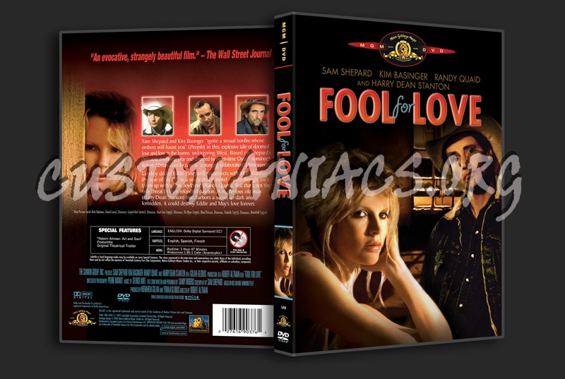Fool for Love dvd cover