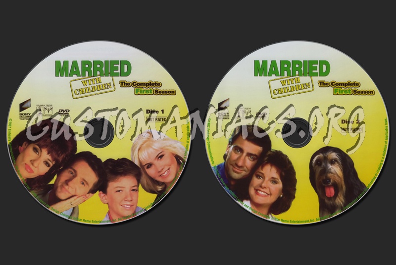 Married With Children: Season 1 dvd label