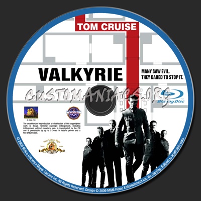 Valkyrie blu-ray label