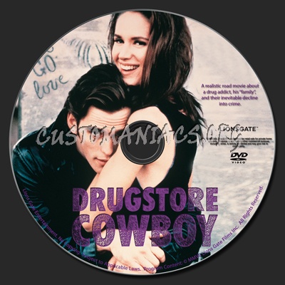 Drugstore Cowboy dvd label