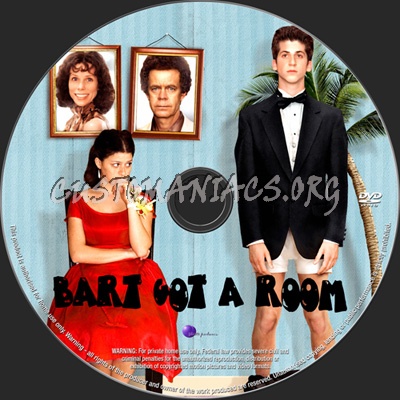 Bart Got A Room dvd label