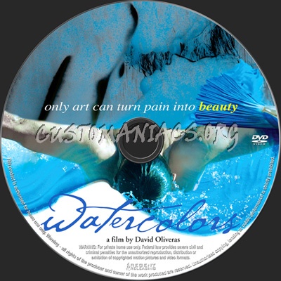 Watercolors dvd label