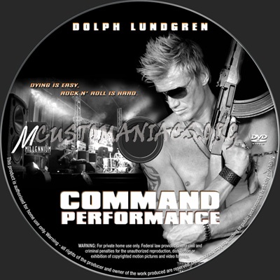 Command Performance dvd label