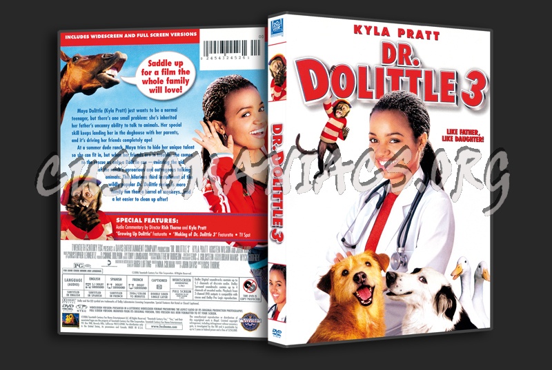 Dr. Dolittle 3 dvd cover