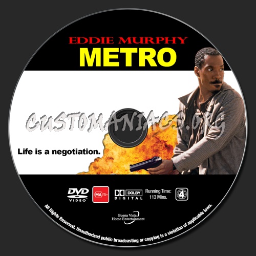 Eddie Murphy Collection - Metro dvd label