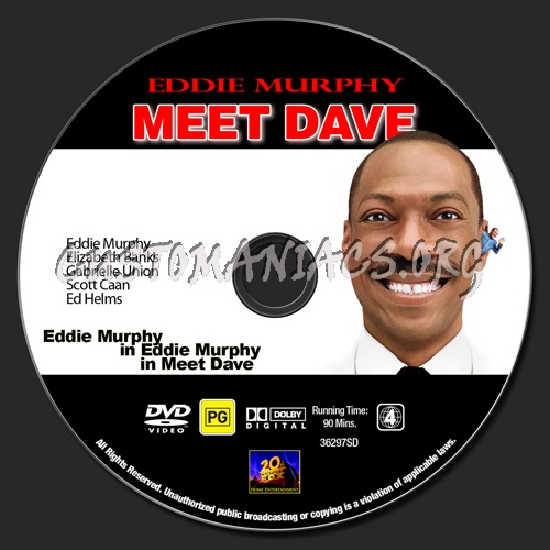 Eddie Murphy Collection - Meet Dave dvd label