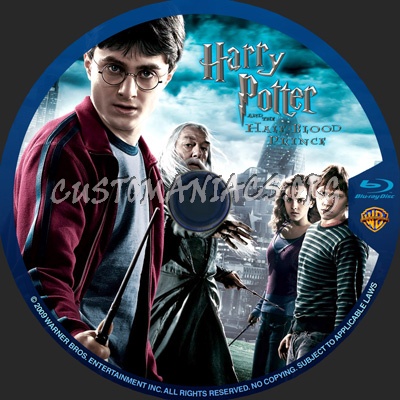 Harry Potter and the Half-Blood Prince blu-ray label