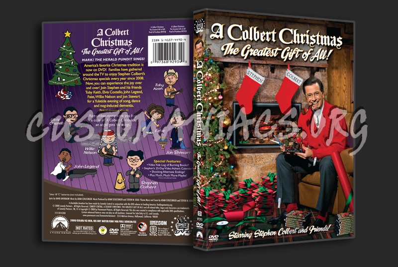 A Colbert Christmas The Greatest Gift of All dvd cover