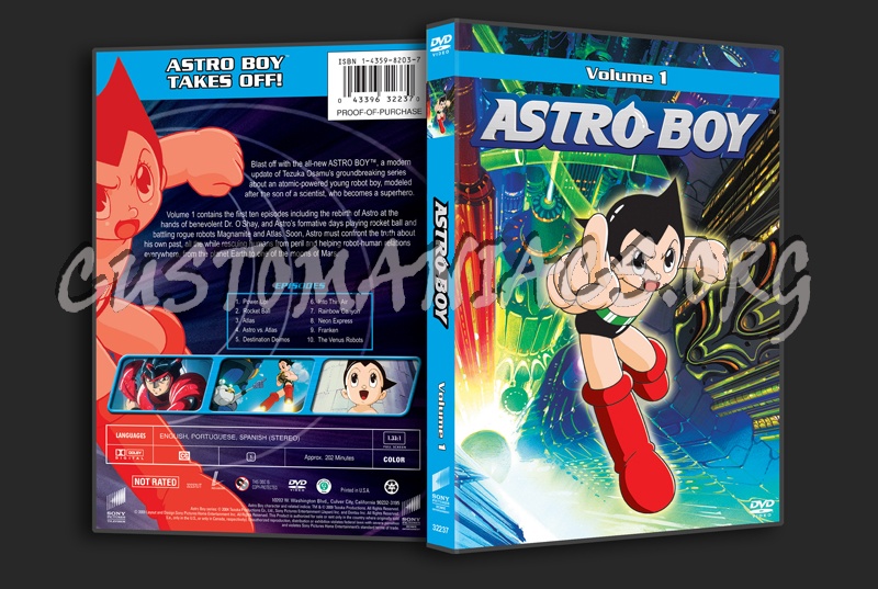 Astro Boy Volume 1 dvd cover