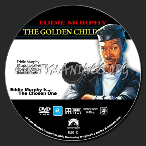 Eddie Murphy Collection - The Golden Child dvd label