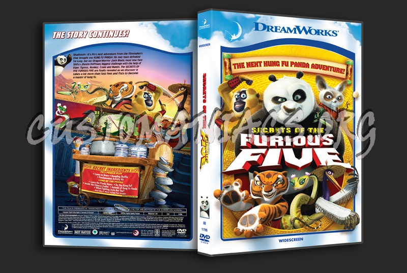 Secrets of the Furious Five dvd cover