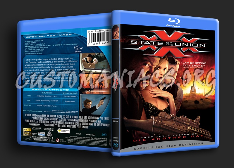 XXX State of the Union blu-ray cover