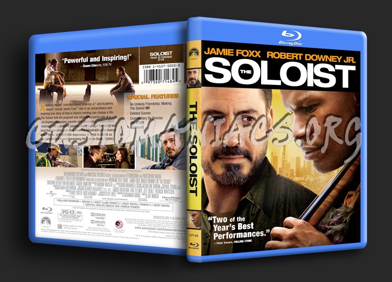 The Soloist blu-ray cover