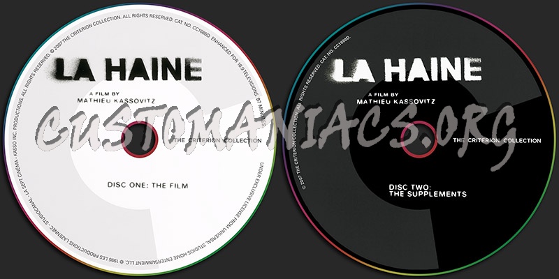 381 - La Haine dvd label