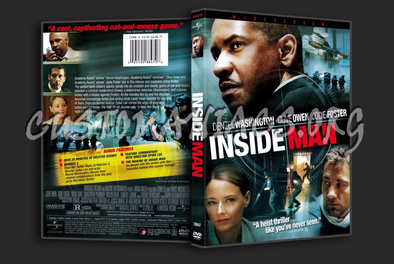 Inside Man dvd cover