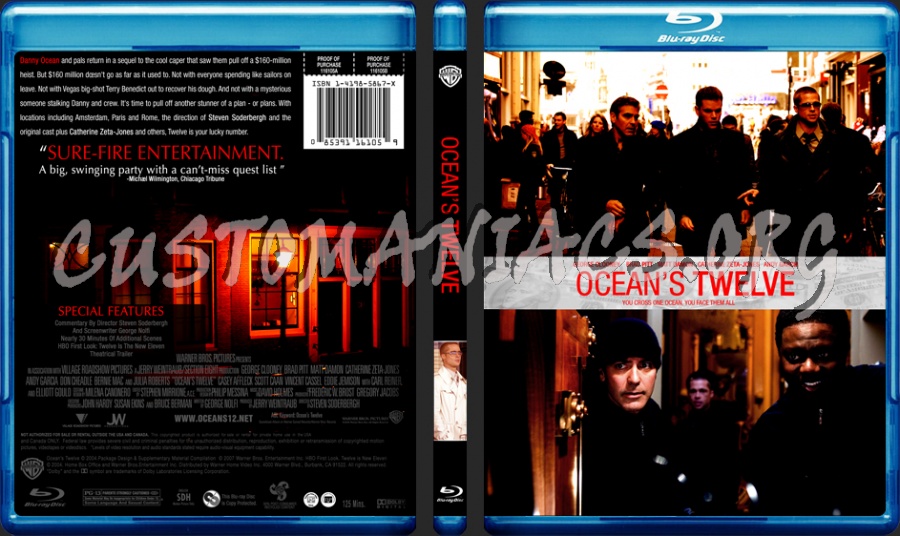 Ocean's Collection blu-ray cover